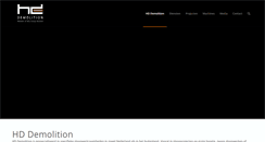 Desktop Screenshot of hddemolition.com