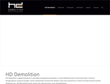 Tablet Screenshot of hddemolition.com